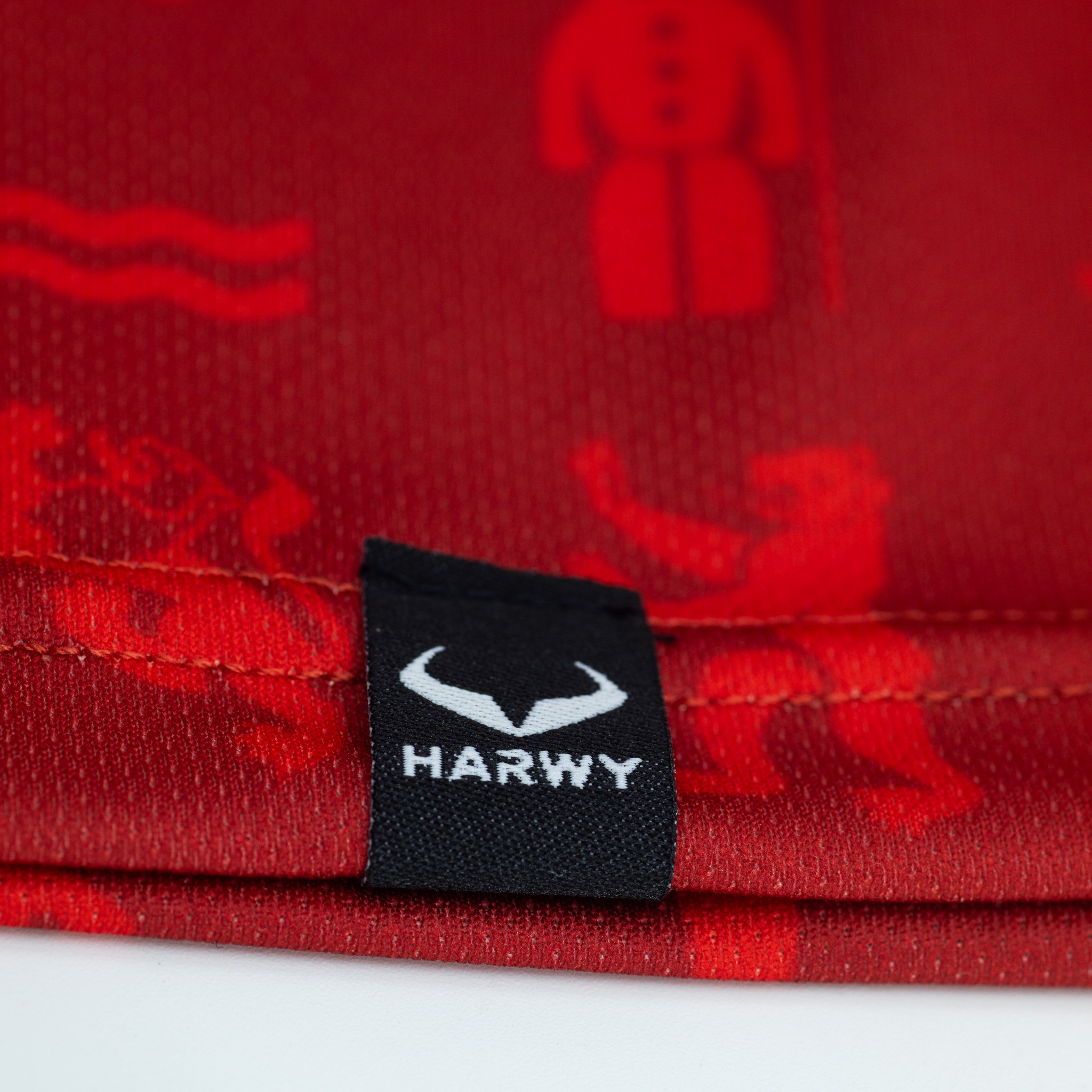 Flag-Label von HARWY auf Trikot